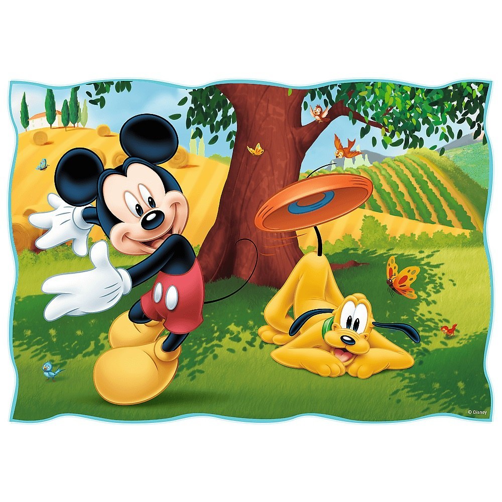 PUZZLE 4IN1 COOL DAY OF MICKY TREFL 34604